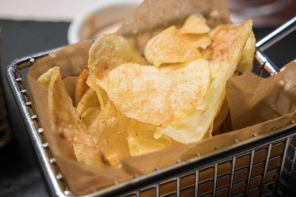 how to make crisps in a deep fat fryer