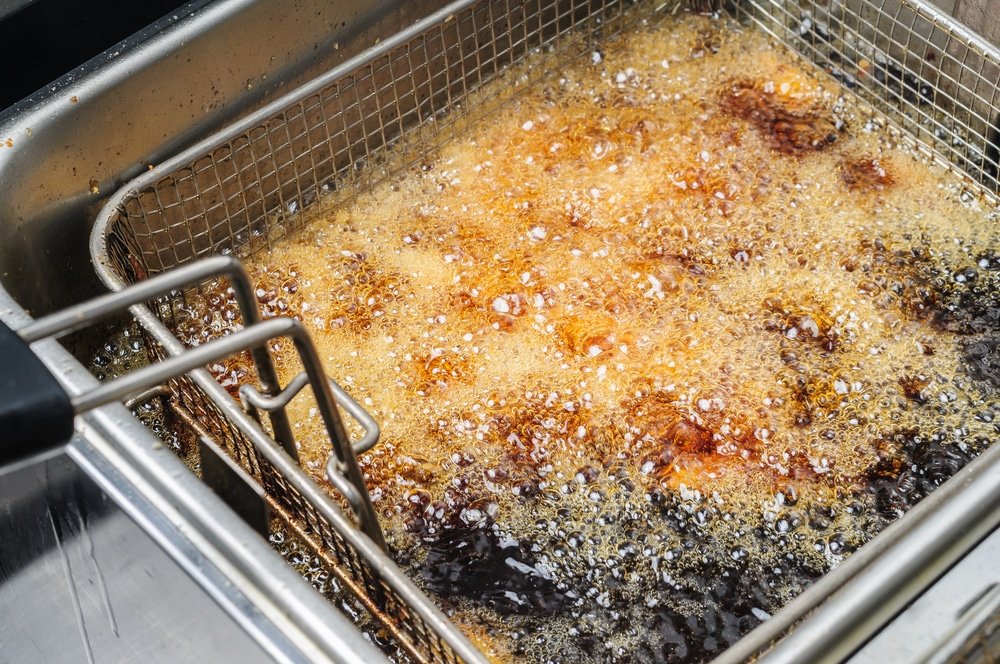 why is my deep fat fryer foaming
