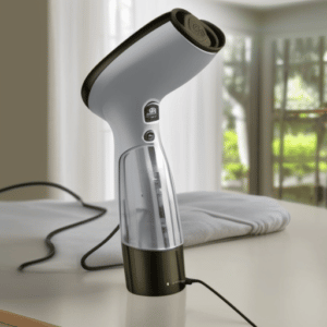 A steam cleaner device on the table