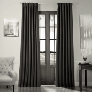 Blackout curtains at home