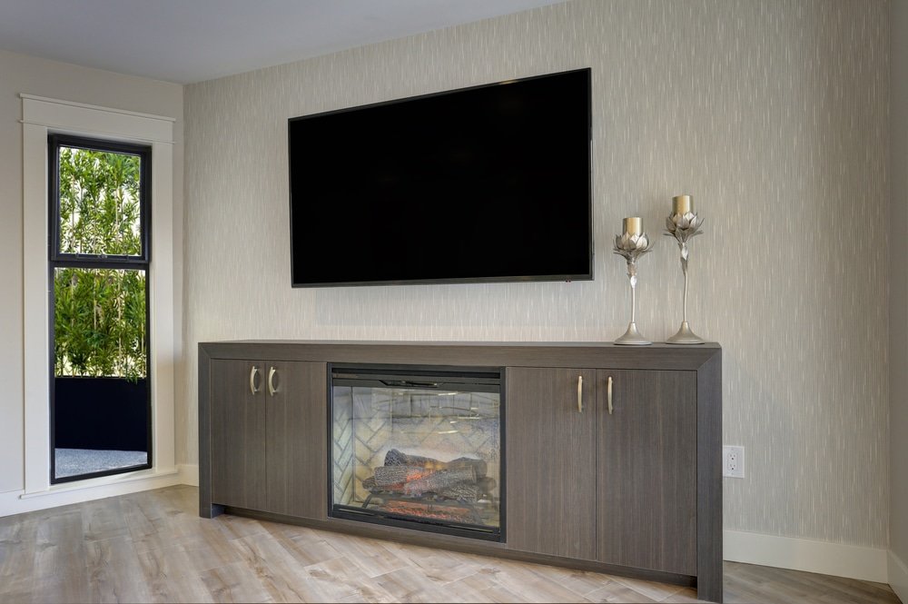 How Far Should an Electric Fireplace Be From the TV