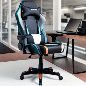 Newly-assembled gaming chair