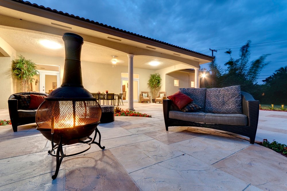 how to clean a chiminea