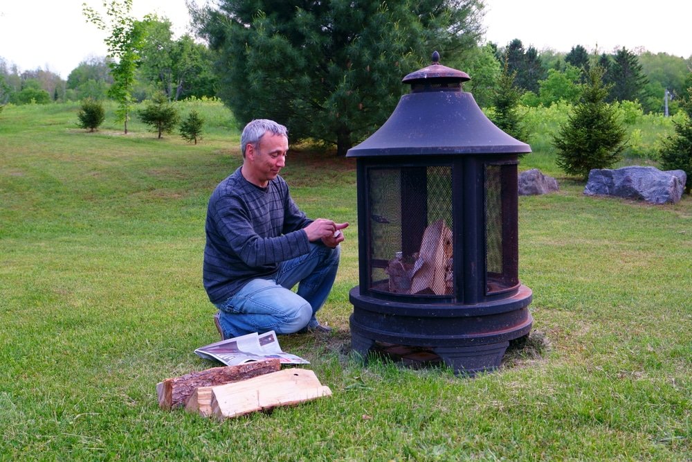 what to burn in a chiminea
