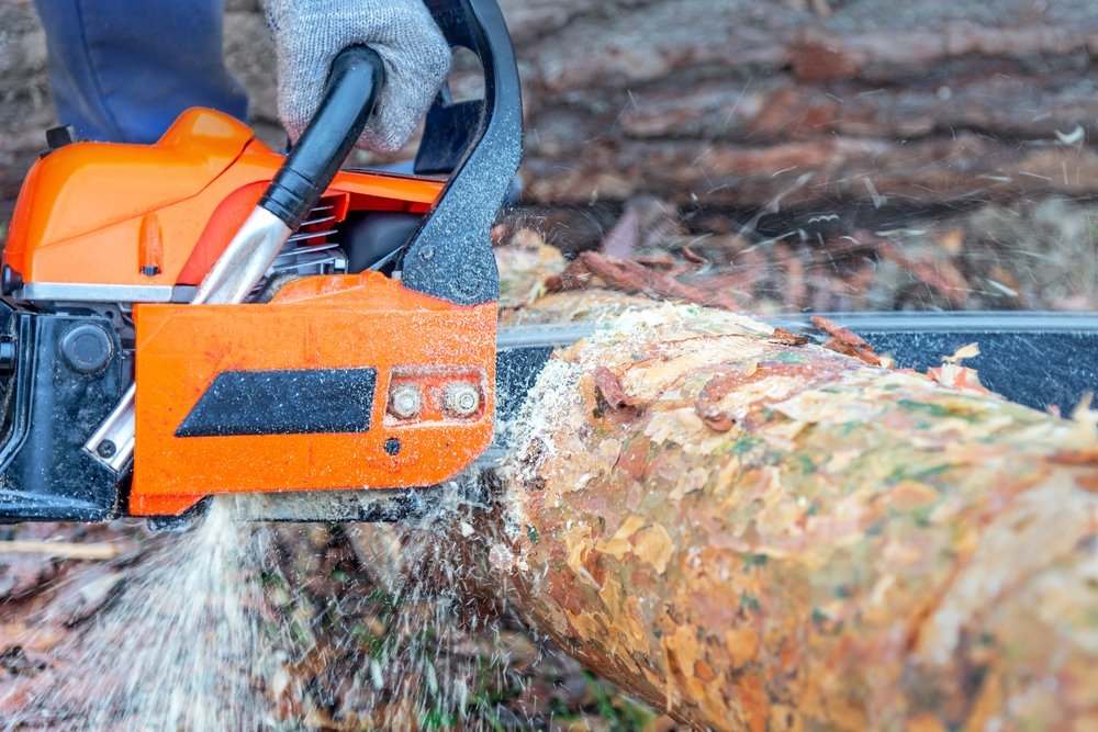 why is my electric chainsaw smoking