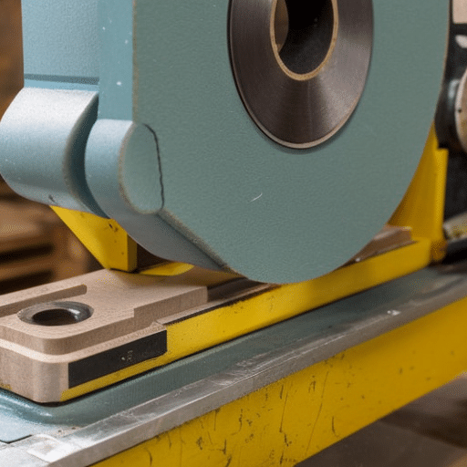 A close up look at a spindle moulder