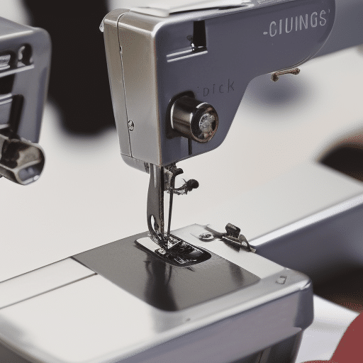 A computerised sewing machine