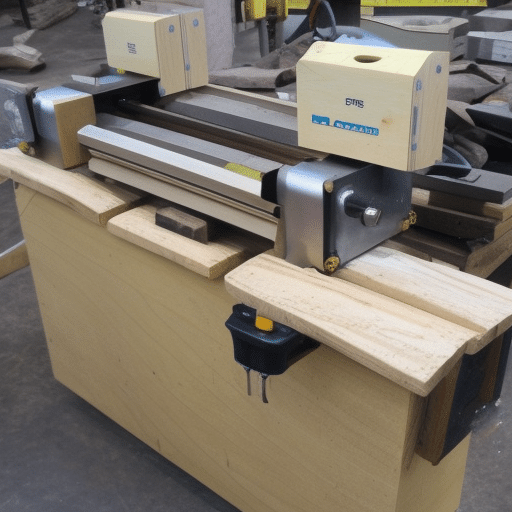 A jointer on the table