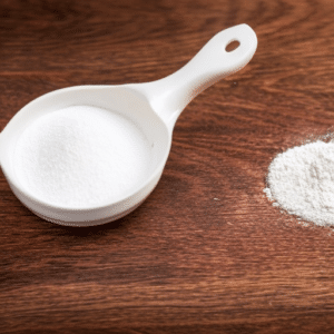 A large scoop of baking soda