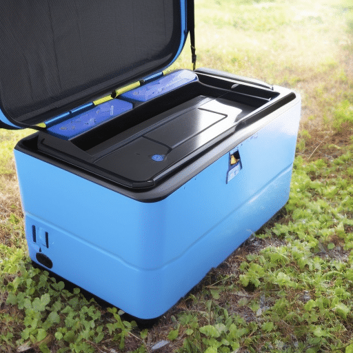 A look inside an electric cool box