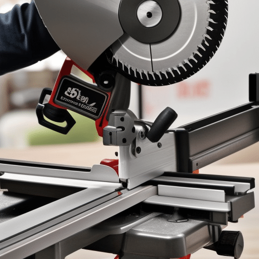 A small mitre saw
