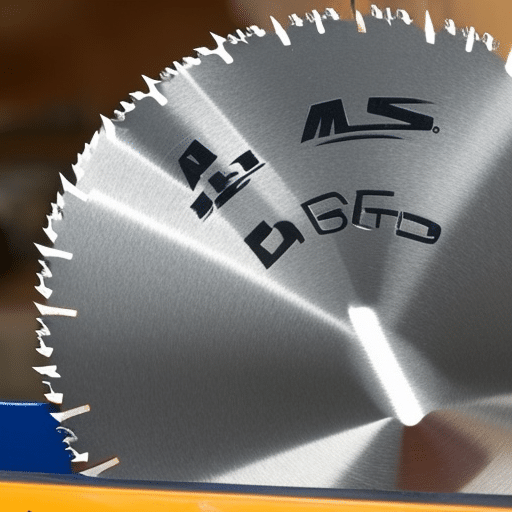 An old mitre saw blade