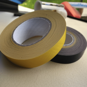 Carpet tapes on the table