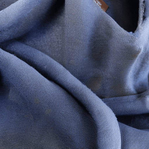 Clothes stained with wood preserver