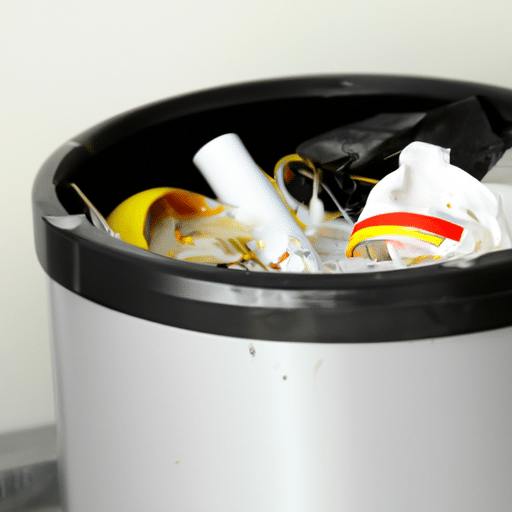 Dirty kitchen bin