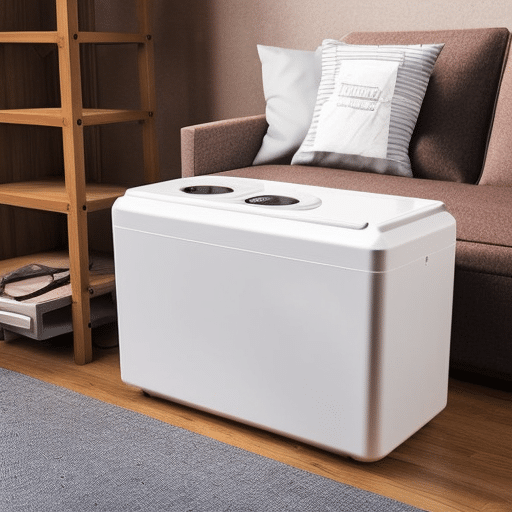 Electric cool box in the living room