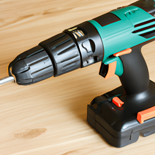 Electric screw driver with attached battery