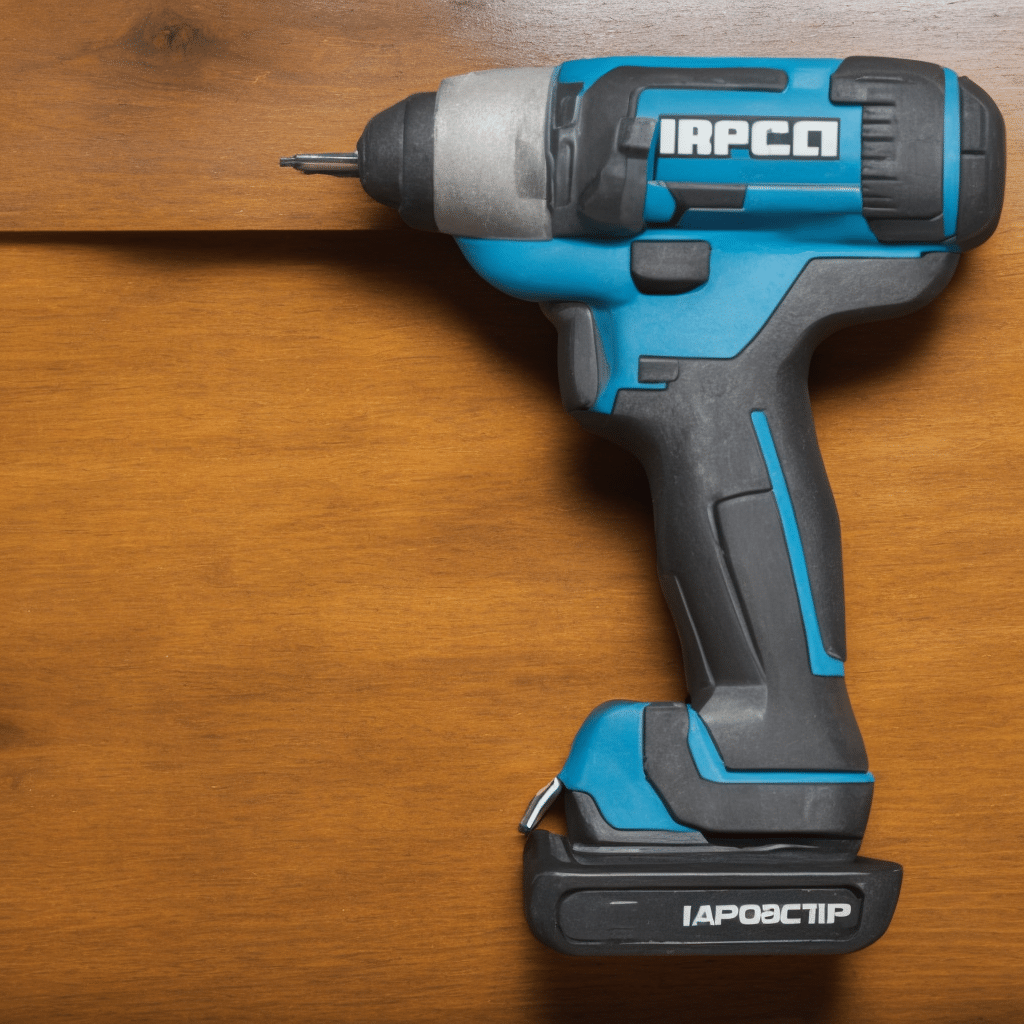 Impact driver on the table