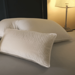 Latex pillows with hypoallergenic pillowcases
