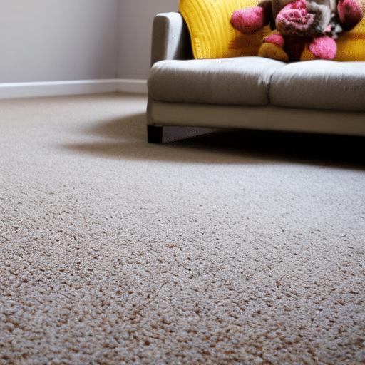 Newly cleaned carpet