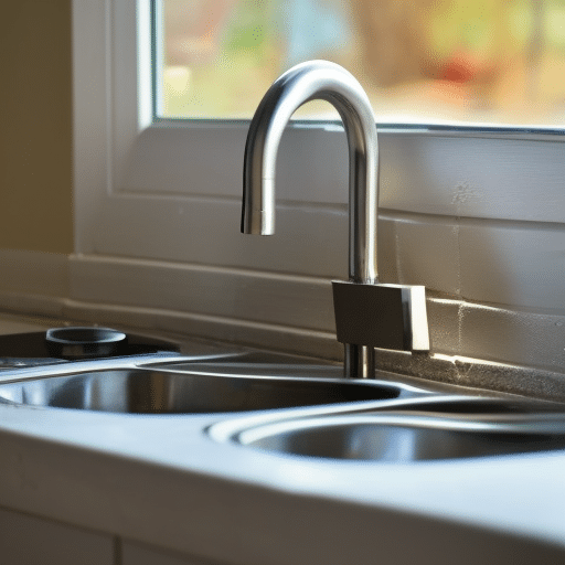 Newly installed boiling water tap