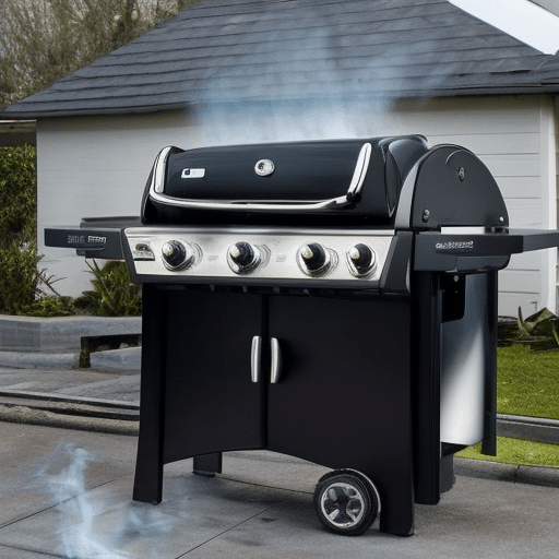Outdoor gas BBQ