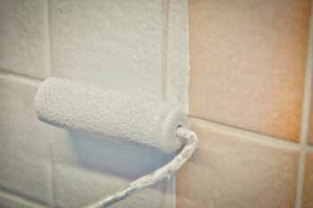 Painting the old wall white