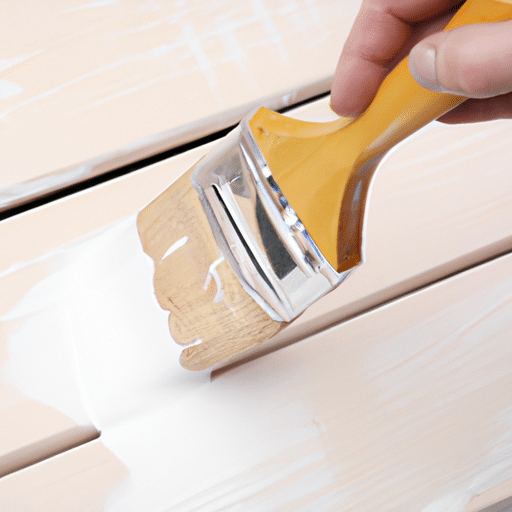 Painting the wood  with masonry paint