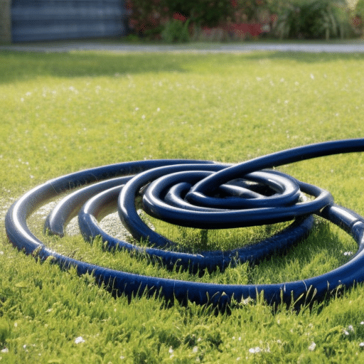 Rubber garden hose