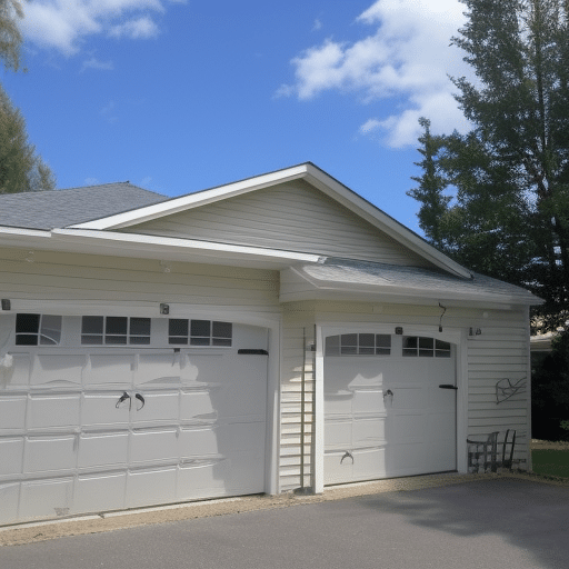 Spacious garage