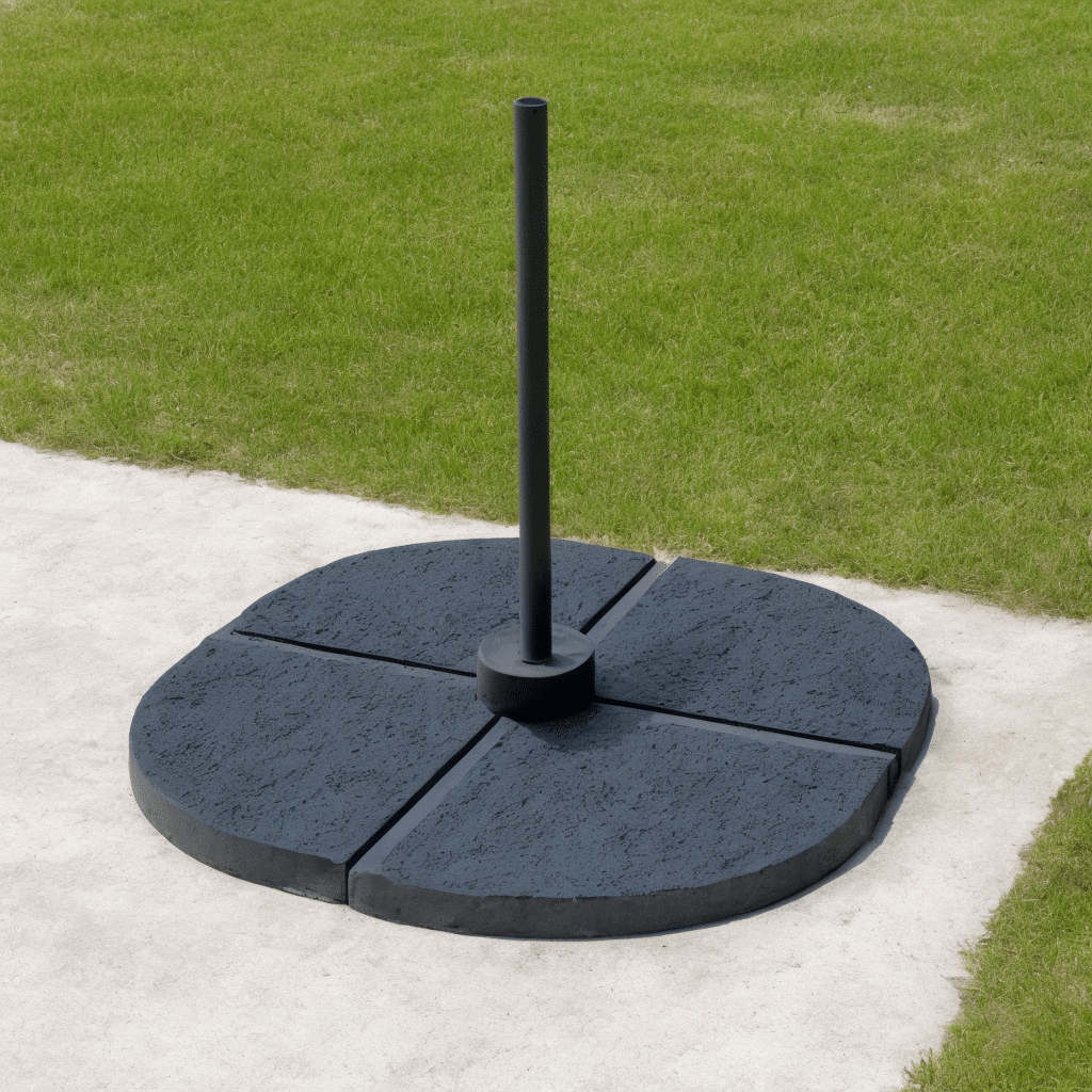 The base of cantilever parasol