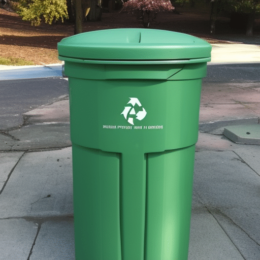 Throwing week killer in trash can is not advisable