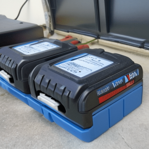 Tools battery holder