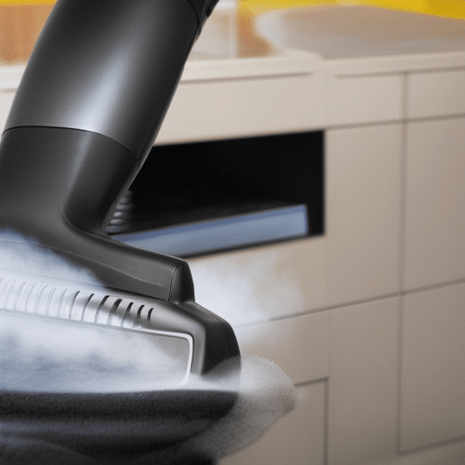 Using a steam cleaner to clean mould