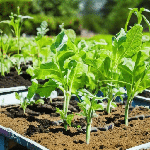 Vegetables in the garden