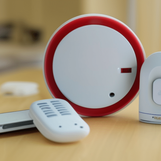 Wireless alarm device with remote control