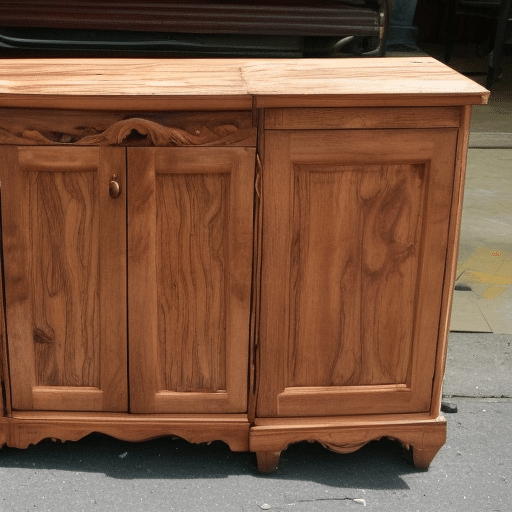 Wood preserver applied to a furniture