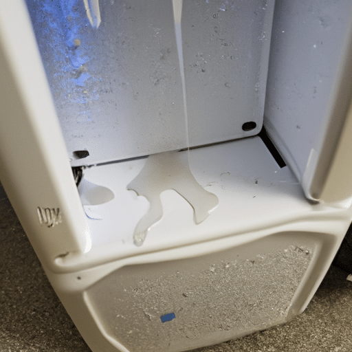 a broken appliance