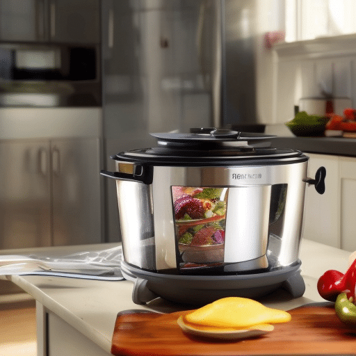 a kitchen appliance on a countertop