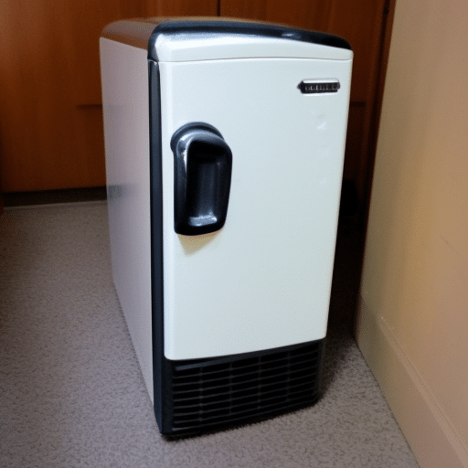 a kitchen appliance on the corner