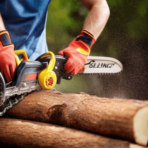 how to tighten the chain on an electric chainsaw