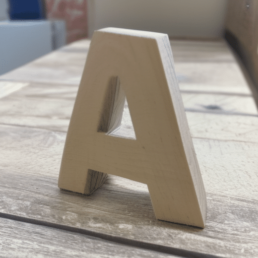 a piece of wood cutout