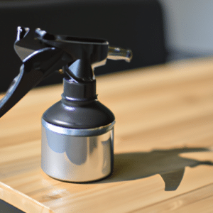 a spray gun made of stainless steel