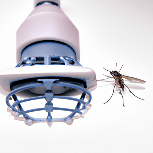 a white device to kill an insect