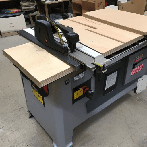 a woodworking tool with a new blade