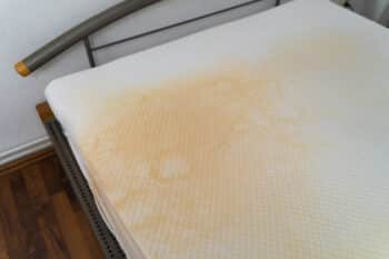 an old bedding that needs replacement