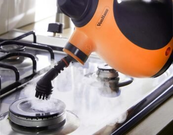 cleaning a hob