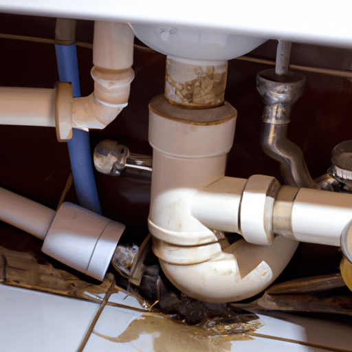 clogged pipes under the sink