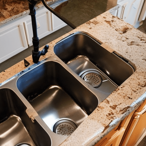 clogged sink