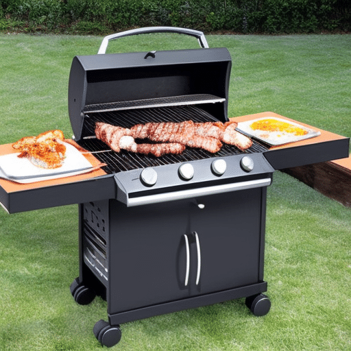 converted charcoal bbq